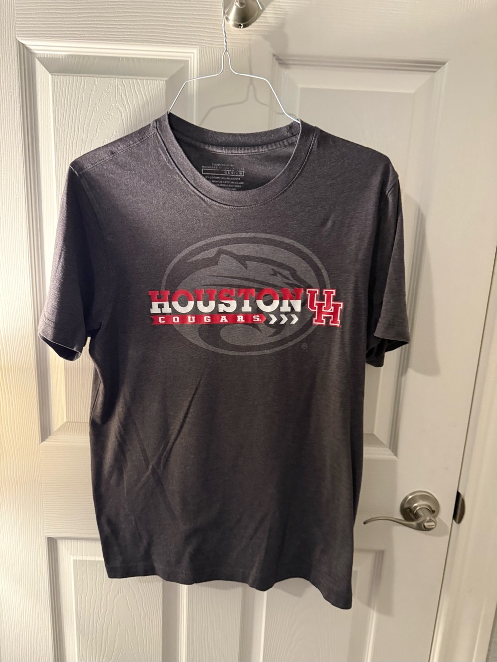 Houston Cougars Gray Graphic Tee